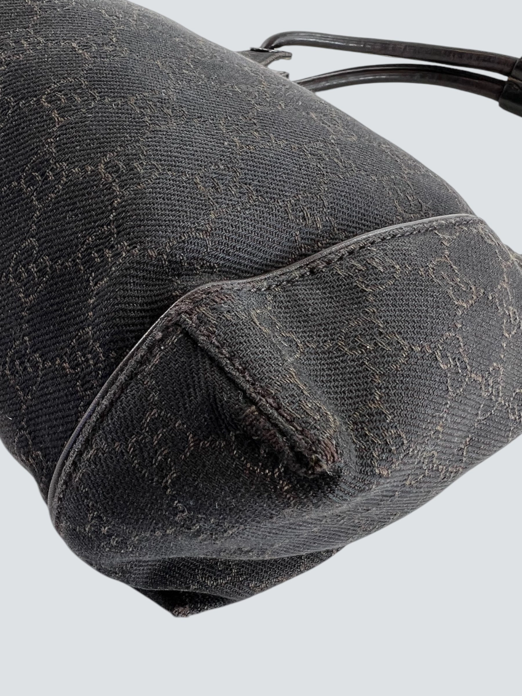 Gucci Brown GG Monogram Canvas Shoulder Bag