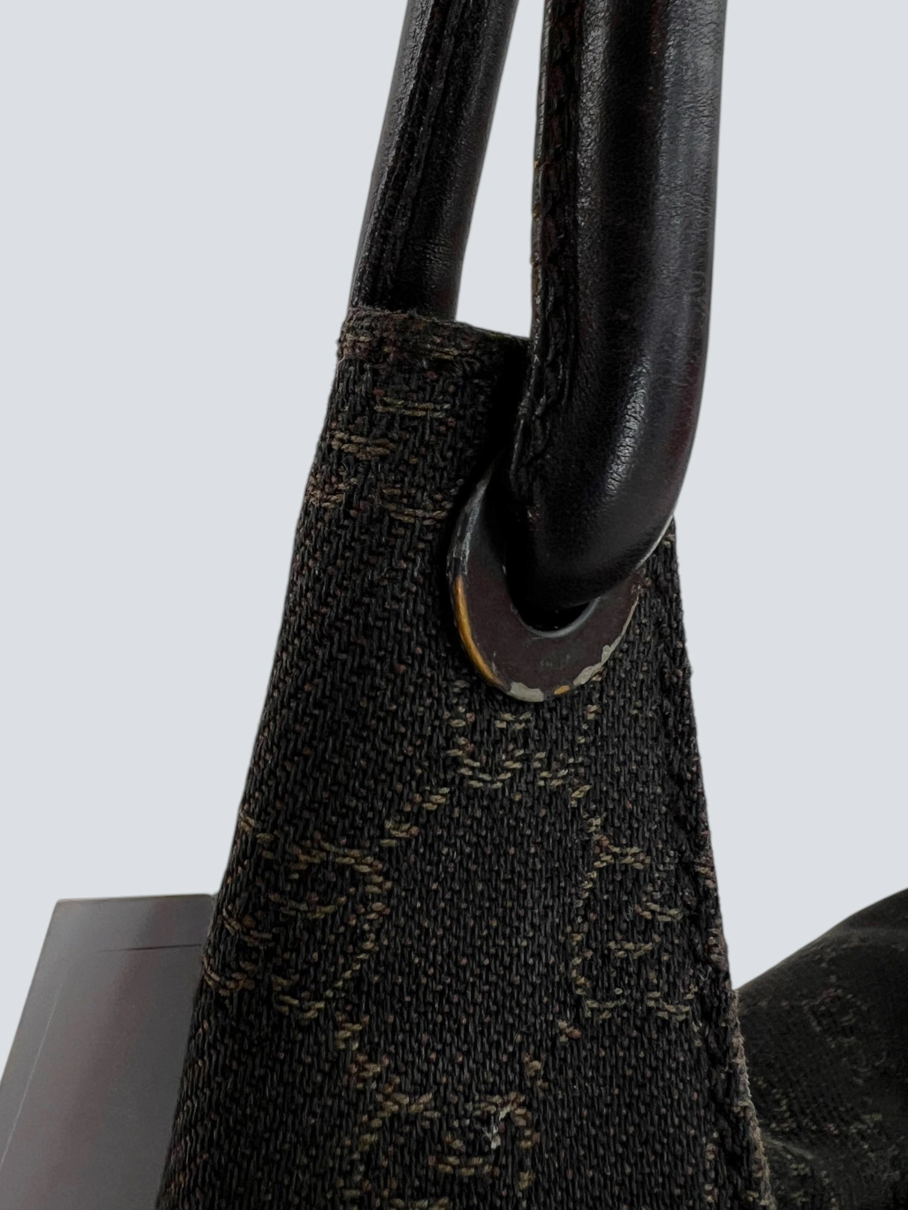 Gucci Brown GG Monogram Canvas Shoulder Bag