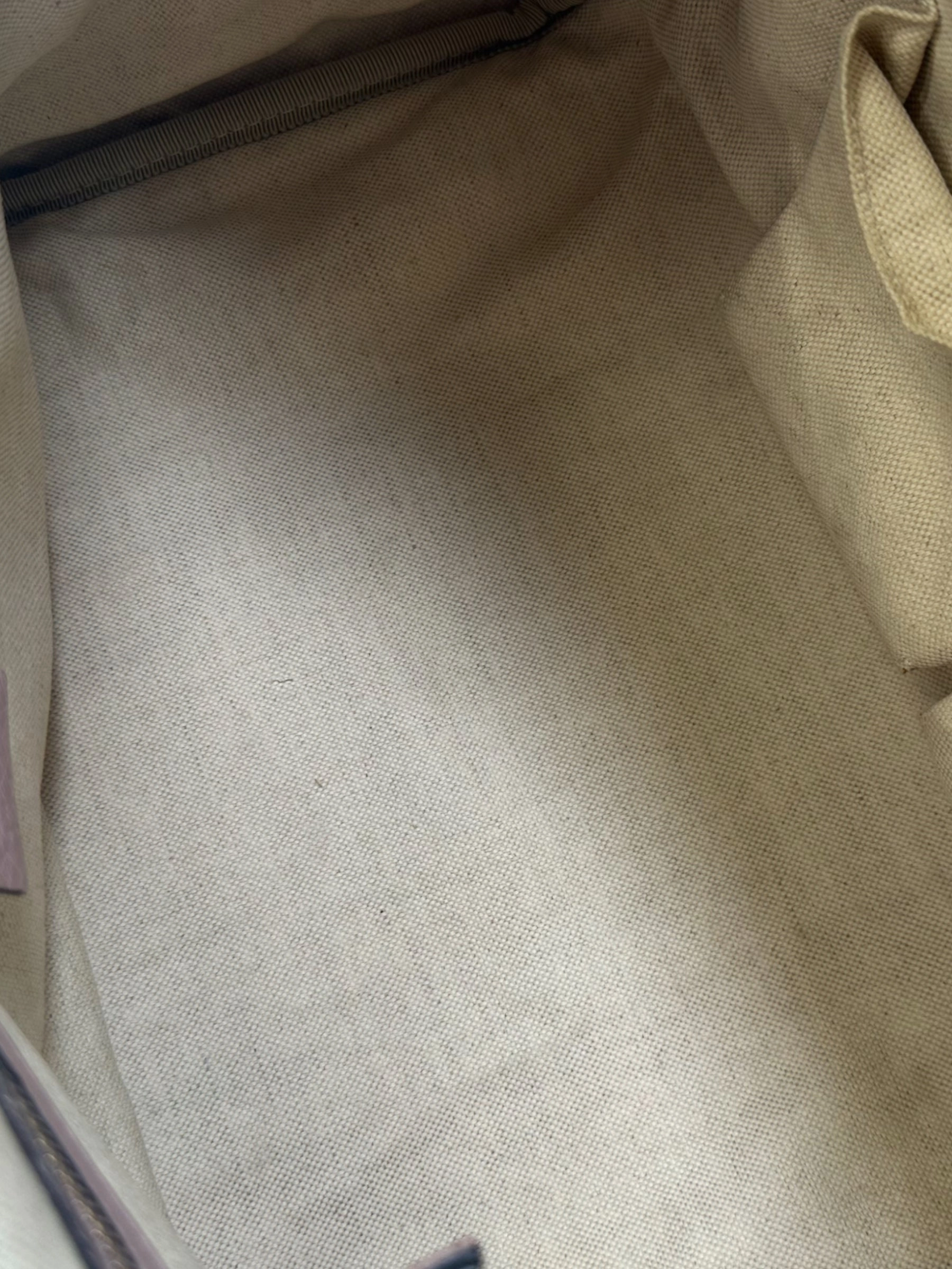 Gucci Monogram Canvas & Leather Boston Shoulder Bag