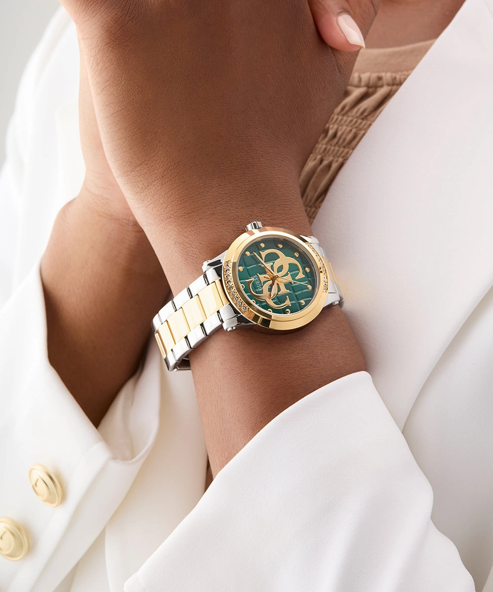 GUESS Ladies 2-Tone Analog Watch