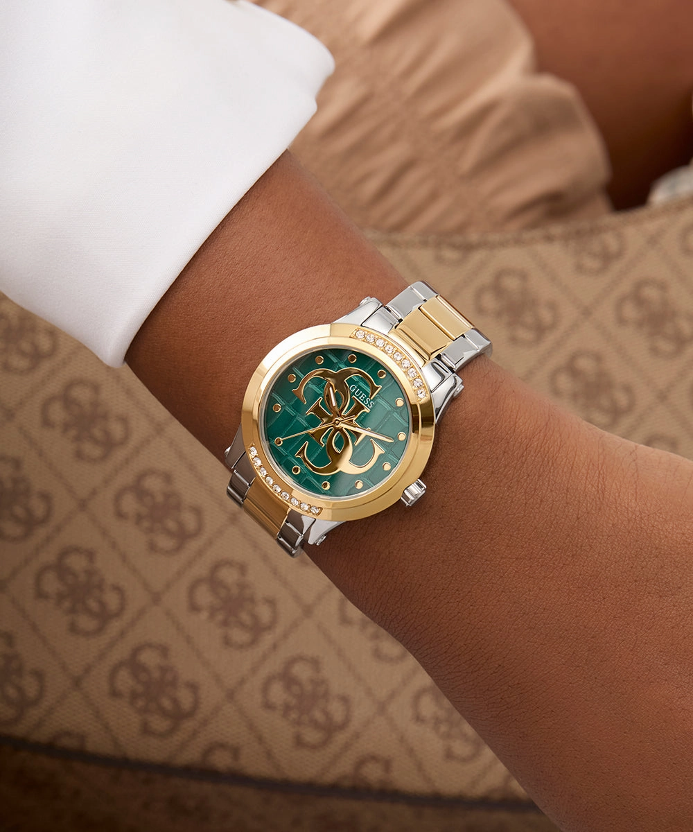 GUESS Ladies 2-Tone Analog Watch