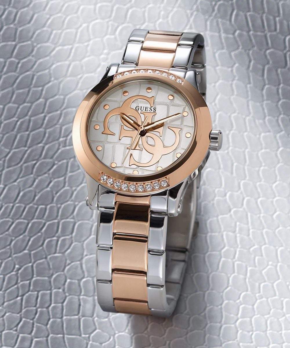 GUESS Ladies 2-Tone Analog Watch