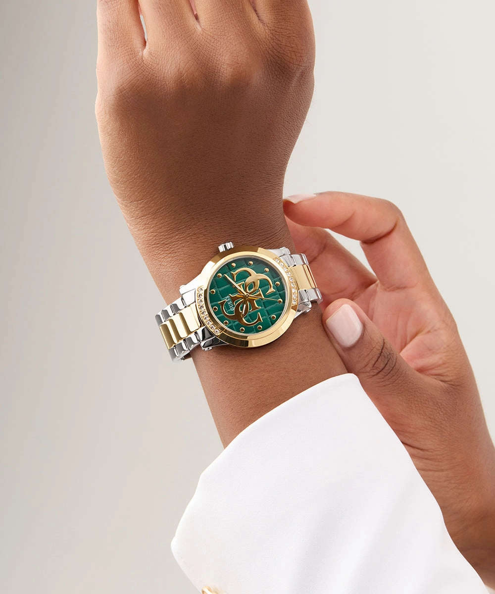 GUESS Ladies 2-Tone Analog Watch