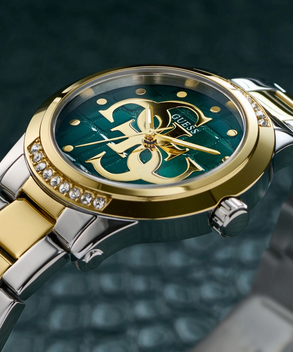 GUESS Ladies 2-Tone Analog Watch