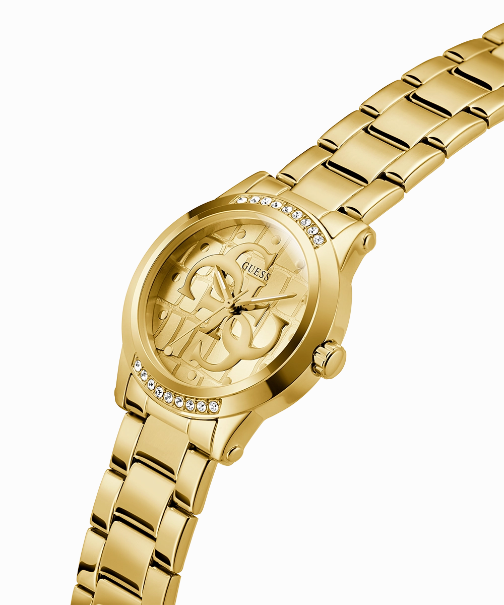 GUESS Ladies Gold Tone Analog Watch