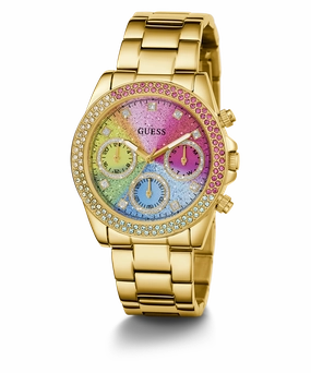 GUESS Ladies Gold Tone Analog Watch