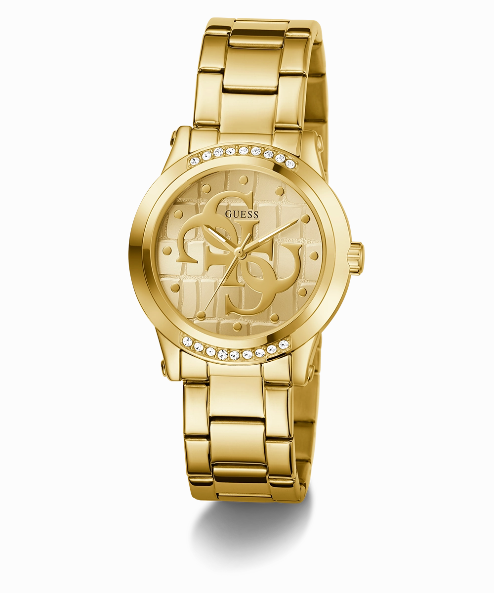 GUESS Ladies Gold Tone Analog Watch