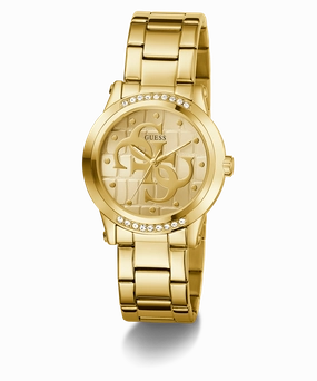 GUESS Ladies Gold Tone Analog Watch