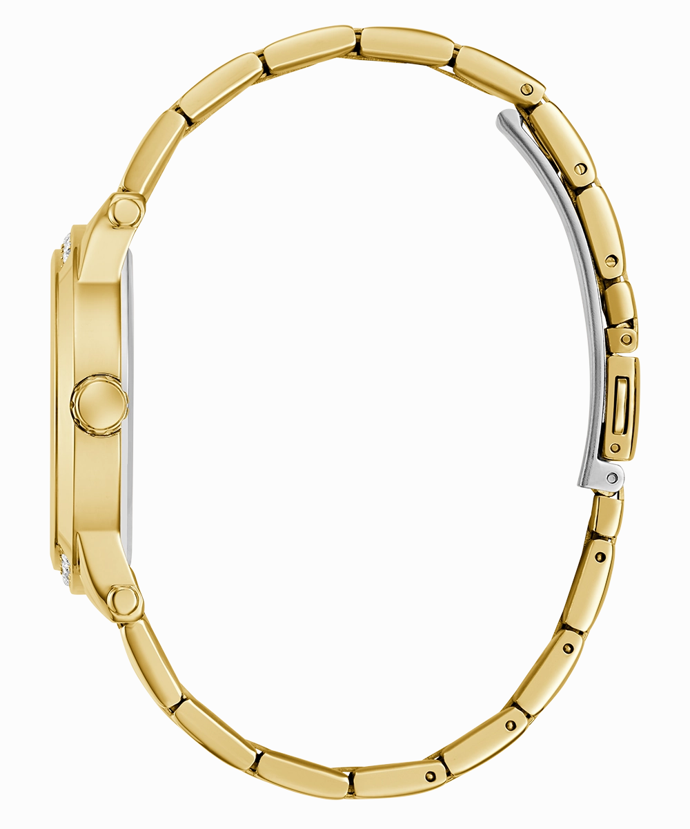 GUESS Ladies Gold Tone Analog Watch
