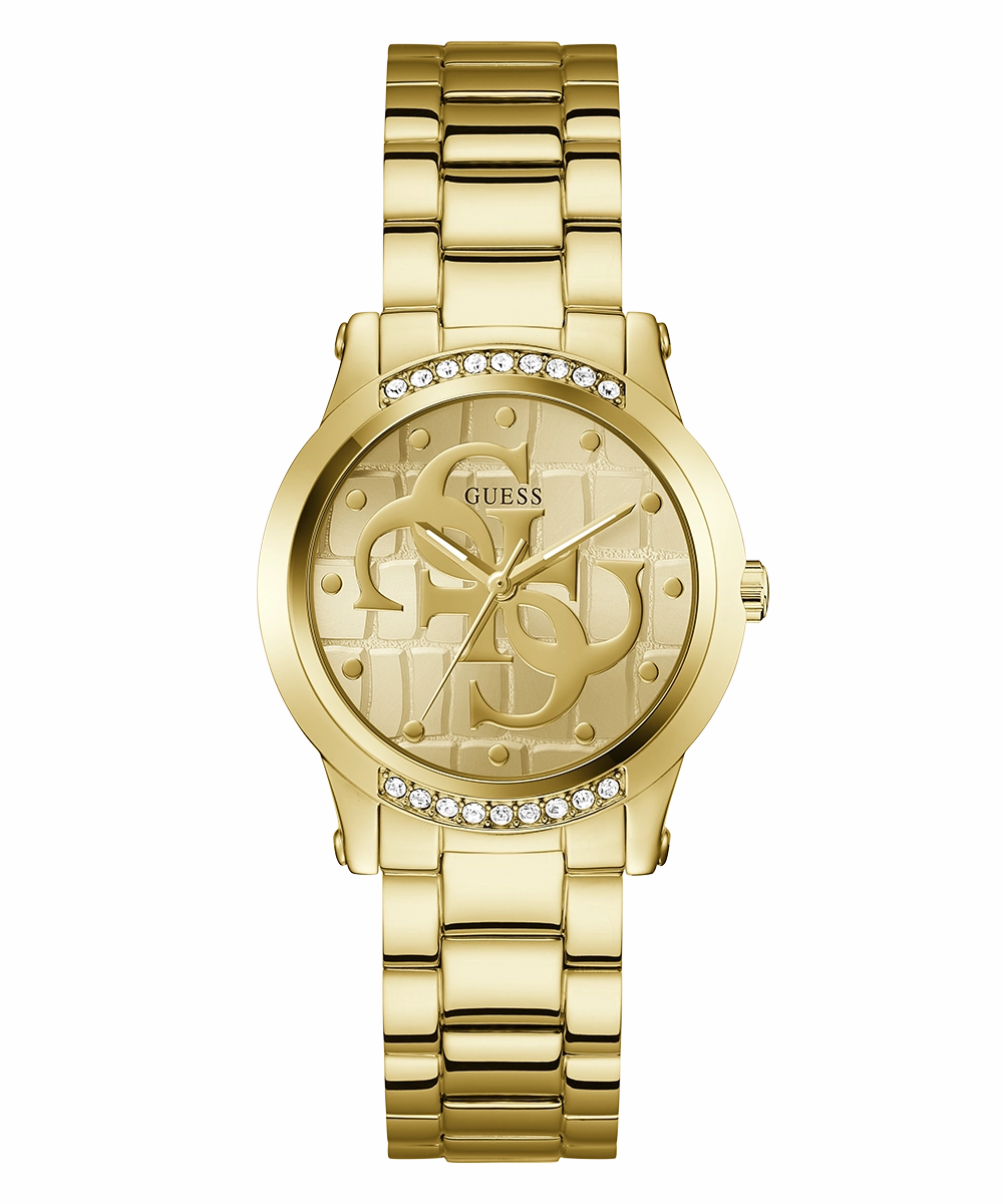 GUESS Ladies Gold Tone Analog Watch