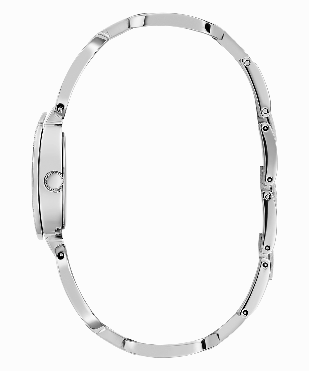 GUESS Ladies Silver Tone Analog Watch