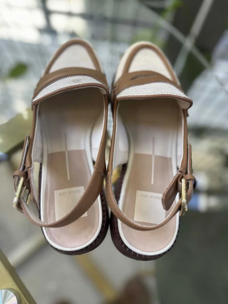 HARDI LOAFERS TAN MULTI CANVAS - re:vita