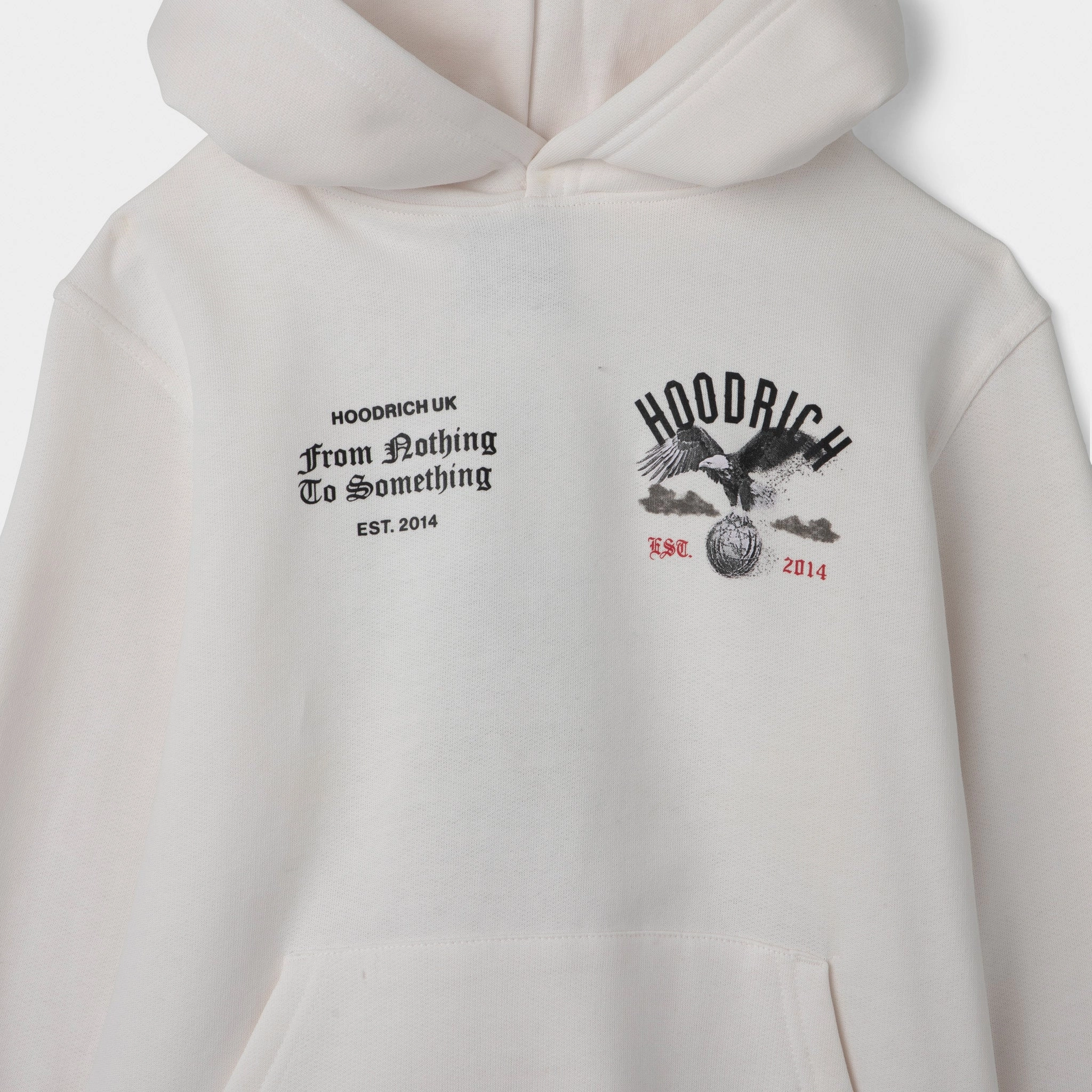 Hoodrich Juniors' Eagle Hoodie Blanc De Blanc / Black - Lychee