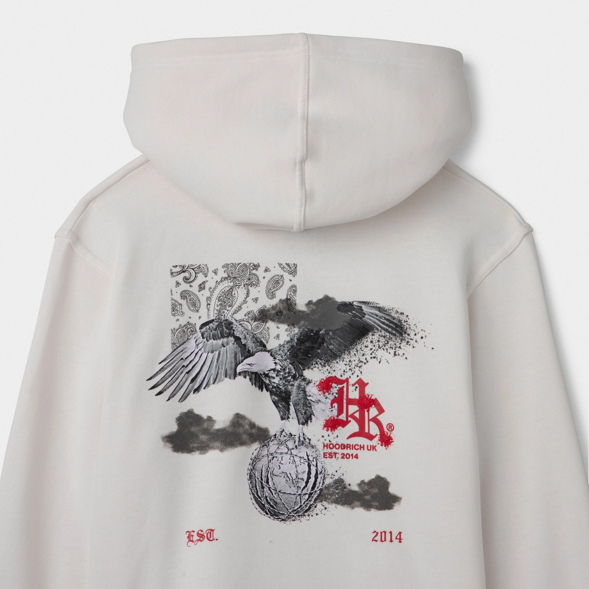 Hoodrich Juniors' Eagle Hoodie Blanc De Blanc / Black - Lychee