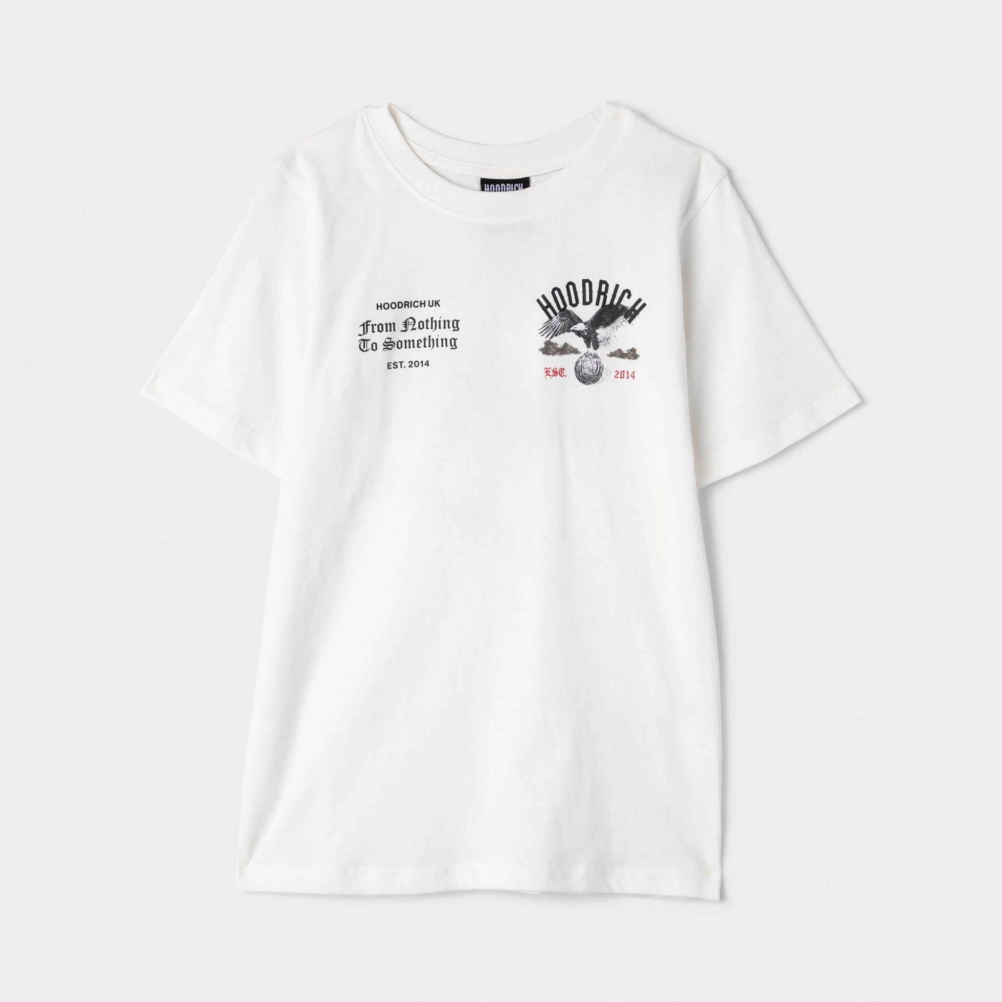 Hoodrich Juniors' Flight Tee White / Black - Lychee
