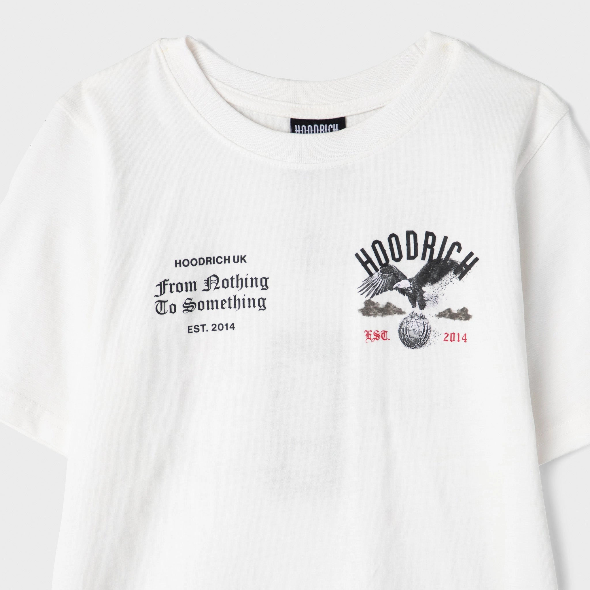 Hoodrich Juniors' Flight Tee White / Black - Lychee