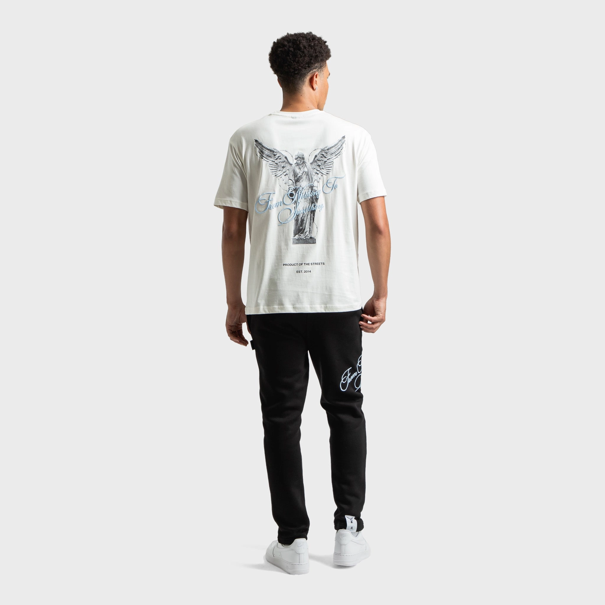 Hoodrich Vital T-Shirt Blanc De Blanc / Black - Clear Sky