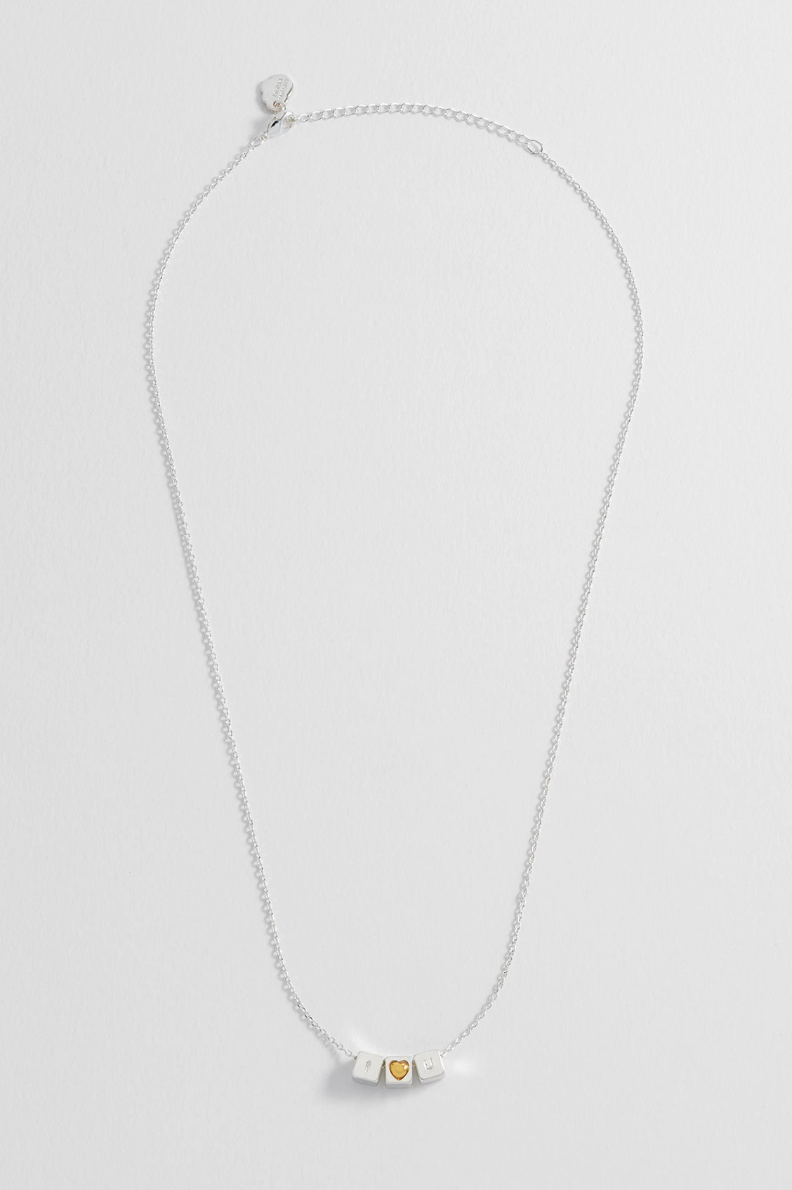I <3 U Cube Necklace
