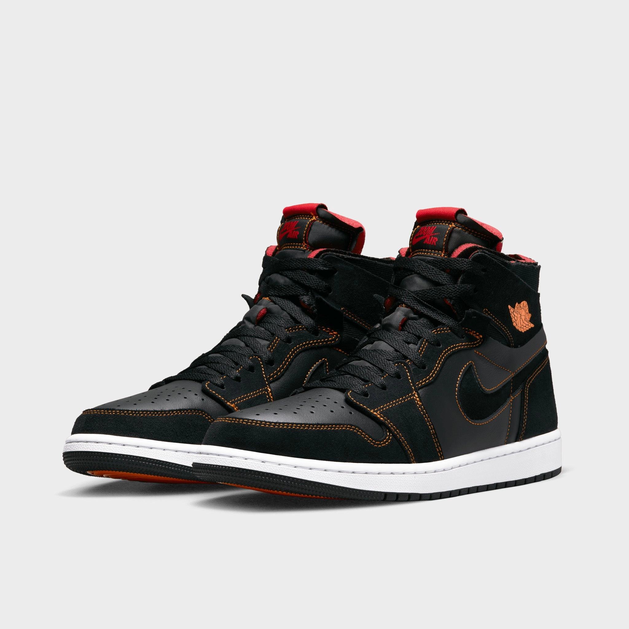 Jordan 1 Zoom CMFT Black / Citrus - Fire Red