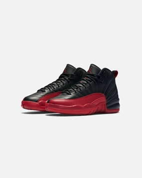 JORDAN GS AJ 12 RETRO - BLACK/ VARSITYRED