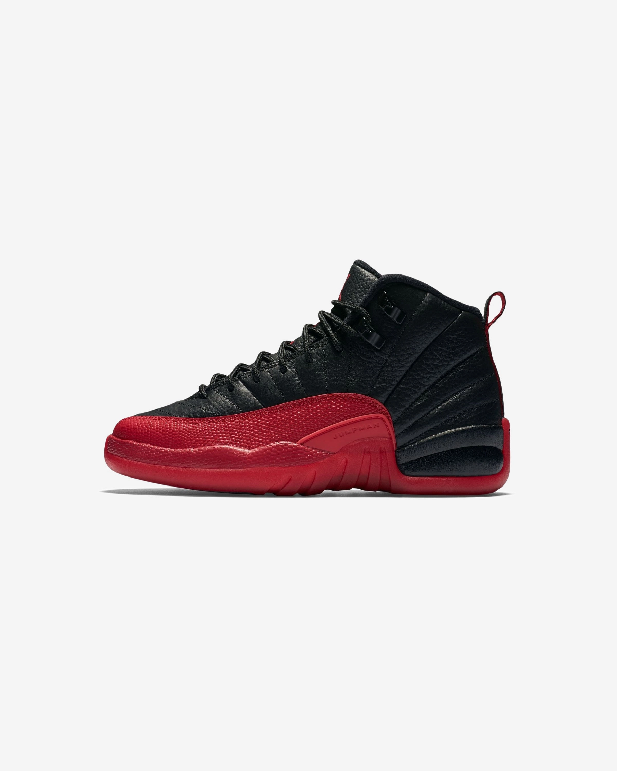 JORDAN GS AJ 12 RETRO - BLACK/ VARSITYRED