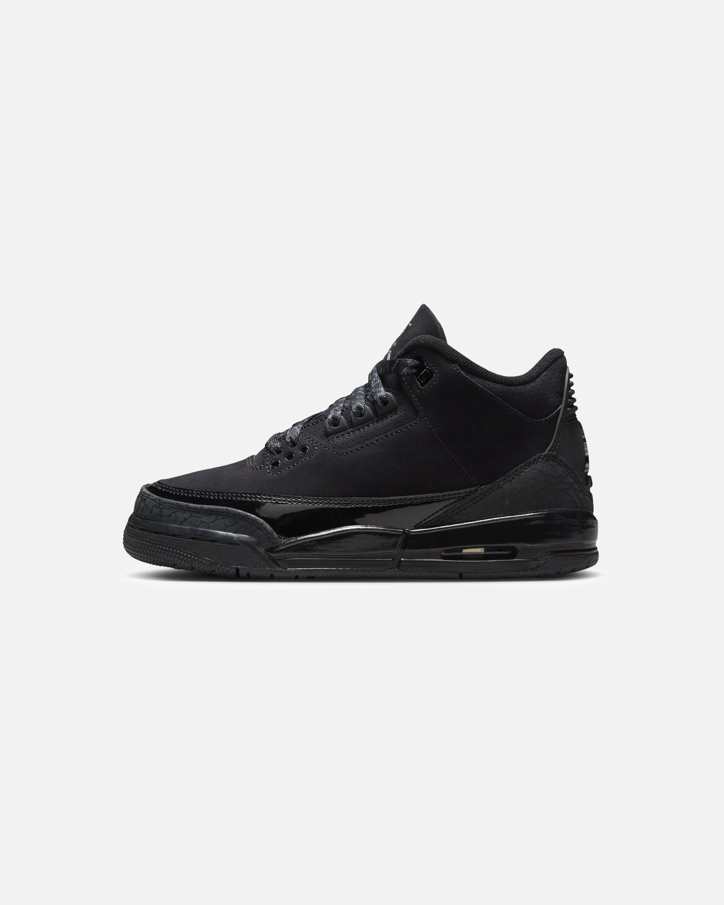 JORDAN GS AJ 3 RETRO - BLACK/ DARKCHARCOAL