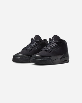 JORDAN GS AJ 3 RETRO - BLACK/ DARKCHARCOAL