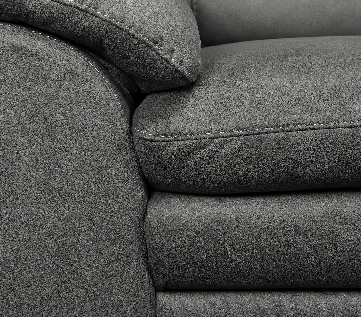 Kelleher Sofa and Loveseat Set - Charcoal