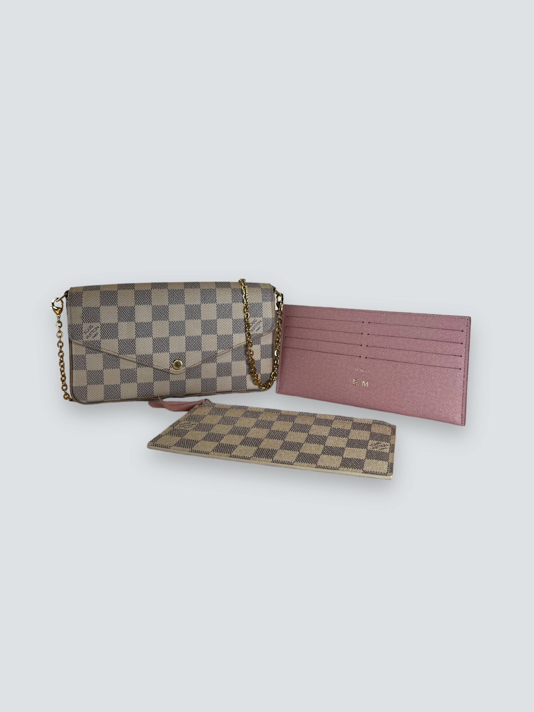 Louis Vuitton Damien Azur Canvas Felicie Crossbody