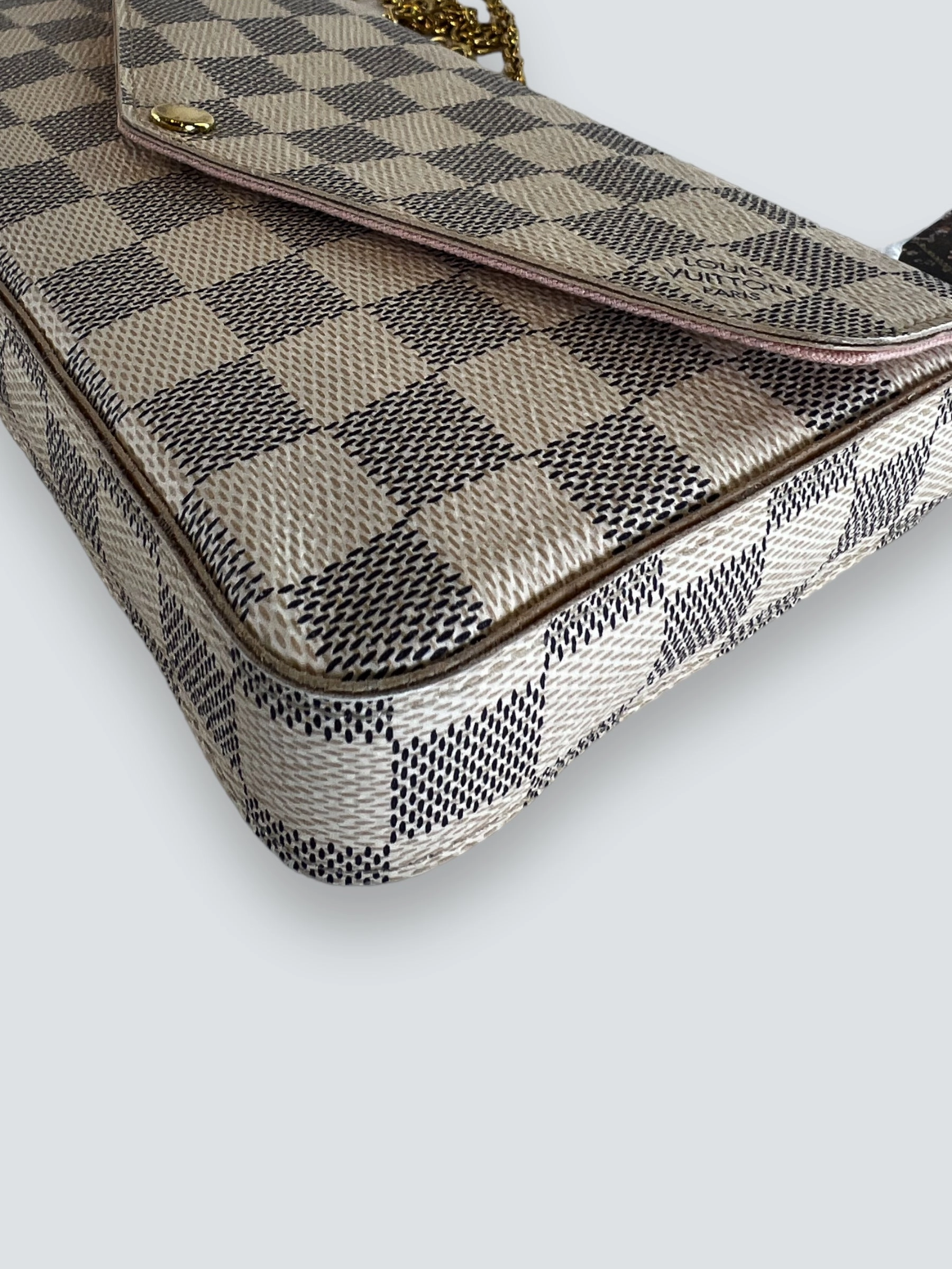 Louis Vuitton Damien Azur Canvas Felicie Crossbody