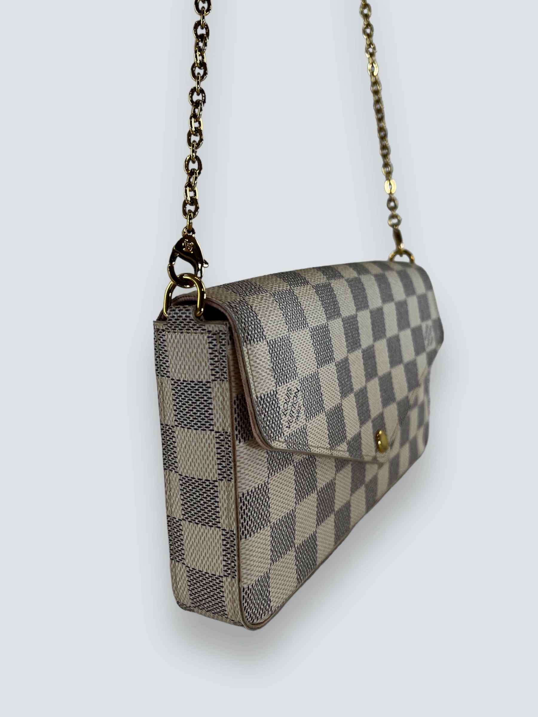 Louis Vuitton Damien Azur Canvas Felicie Crossbody