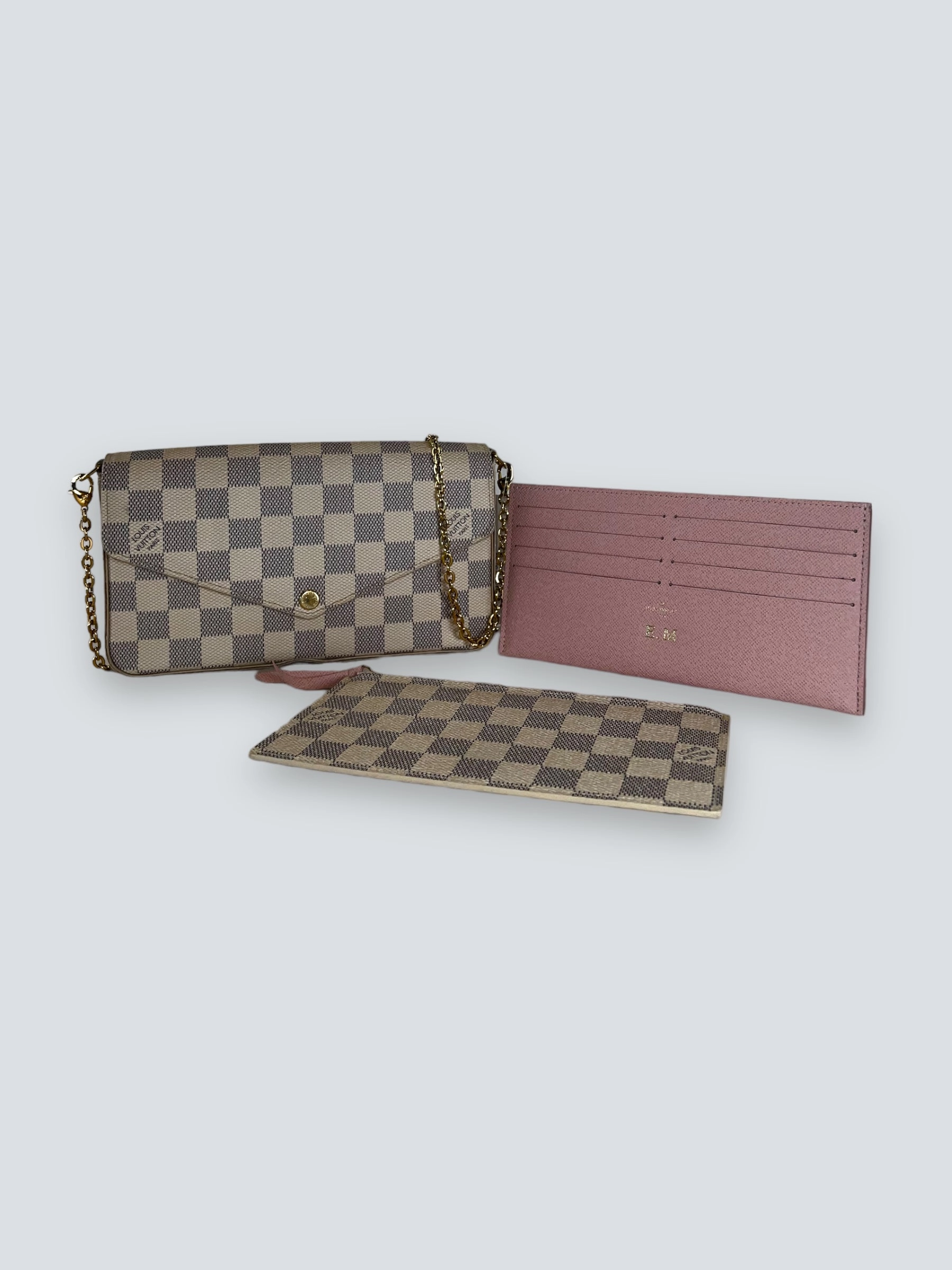 Louis Vuitton Damien Azur Canvas Felicie Crossbody