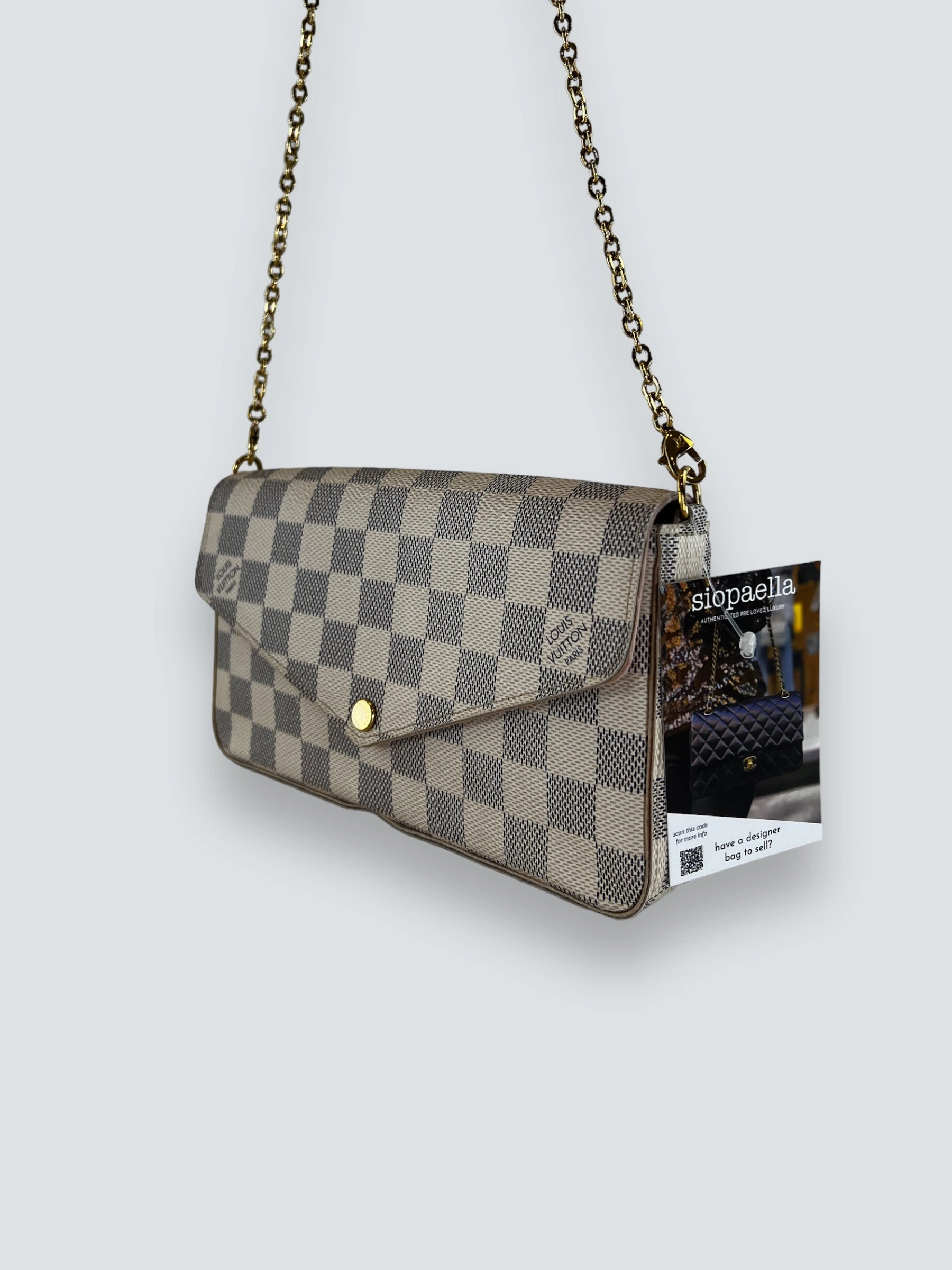 Louis Vuitton Damien Azur Canvas Felicie Crossbody