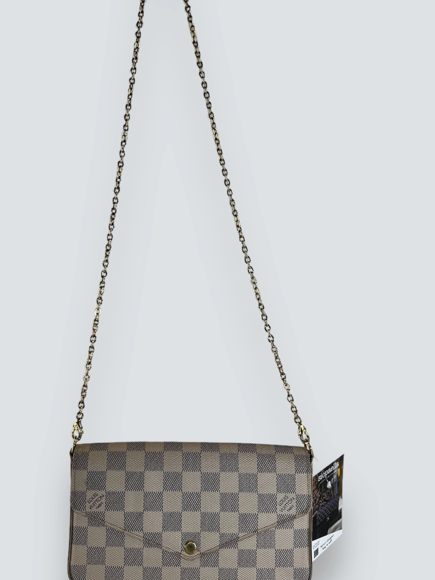 Louis Vuitton Damien Azur Canvas Felicie Crossbody