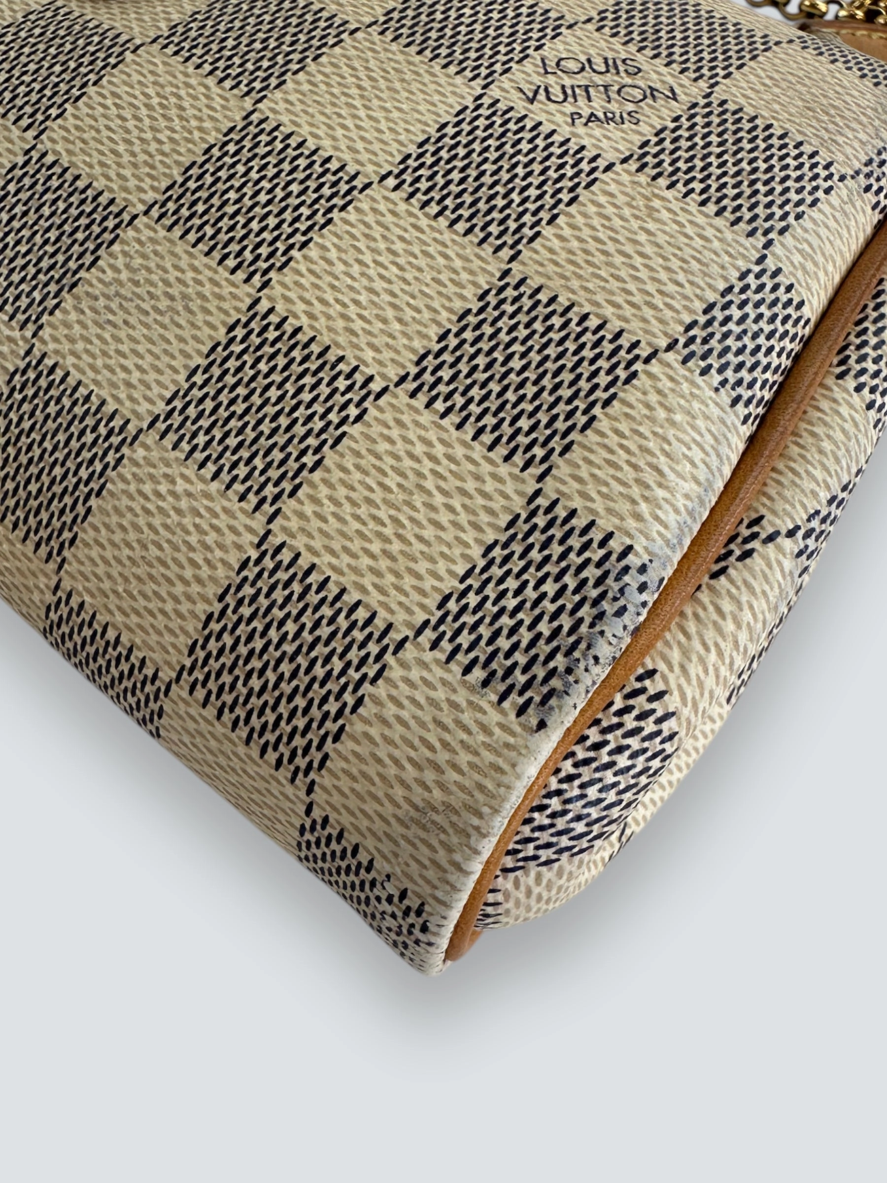 Louis Vuitton Damier Azur Canvas Eva Crossbody