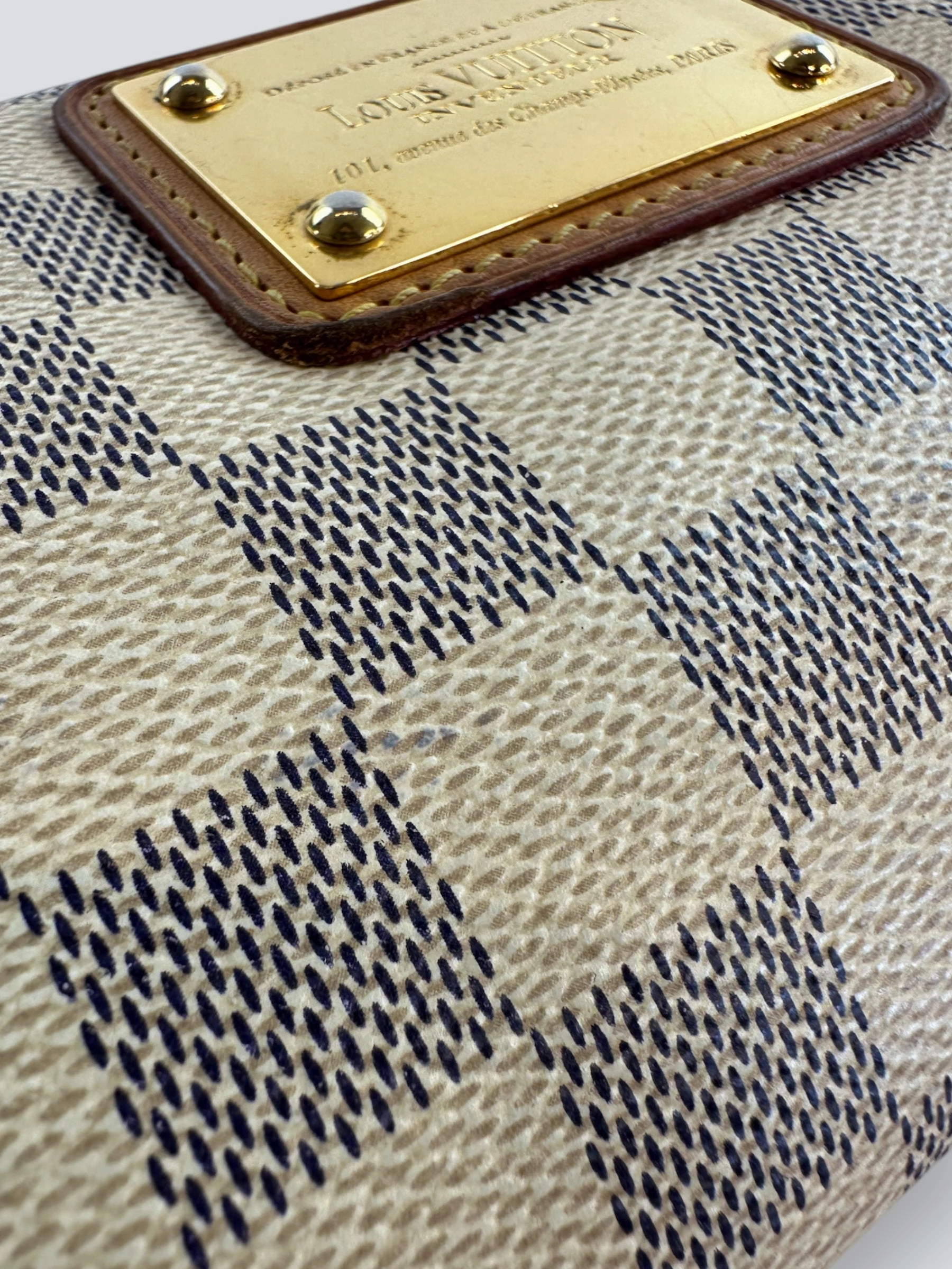 Louis Vuitton Damier Azur Canvas Eva Crossbody