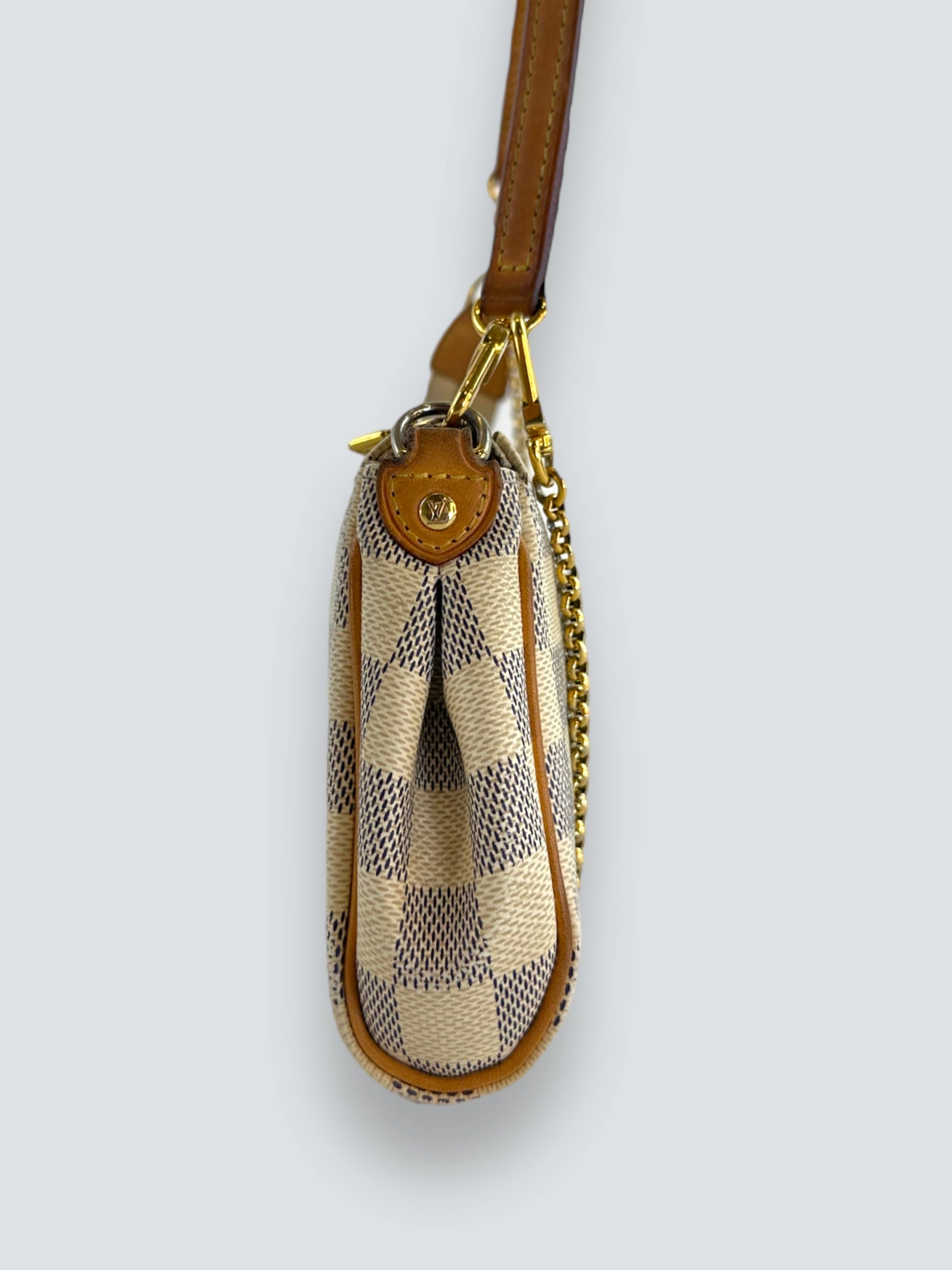 Louis Vuitton Damier Azur Canvas Eva Crossbody