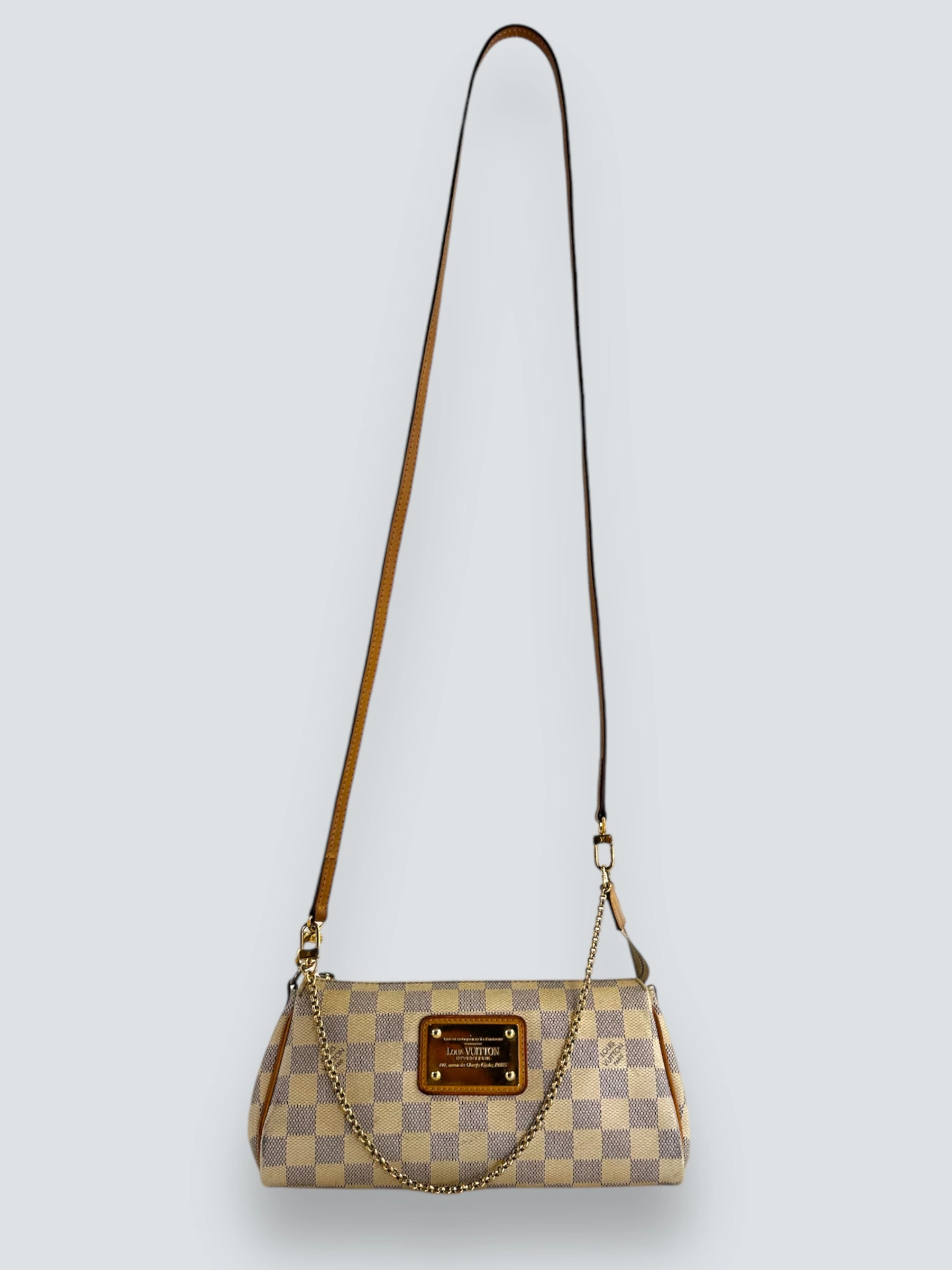Louis Vuitton Damier Azur Canvas Eva Crossbody
