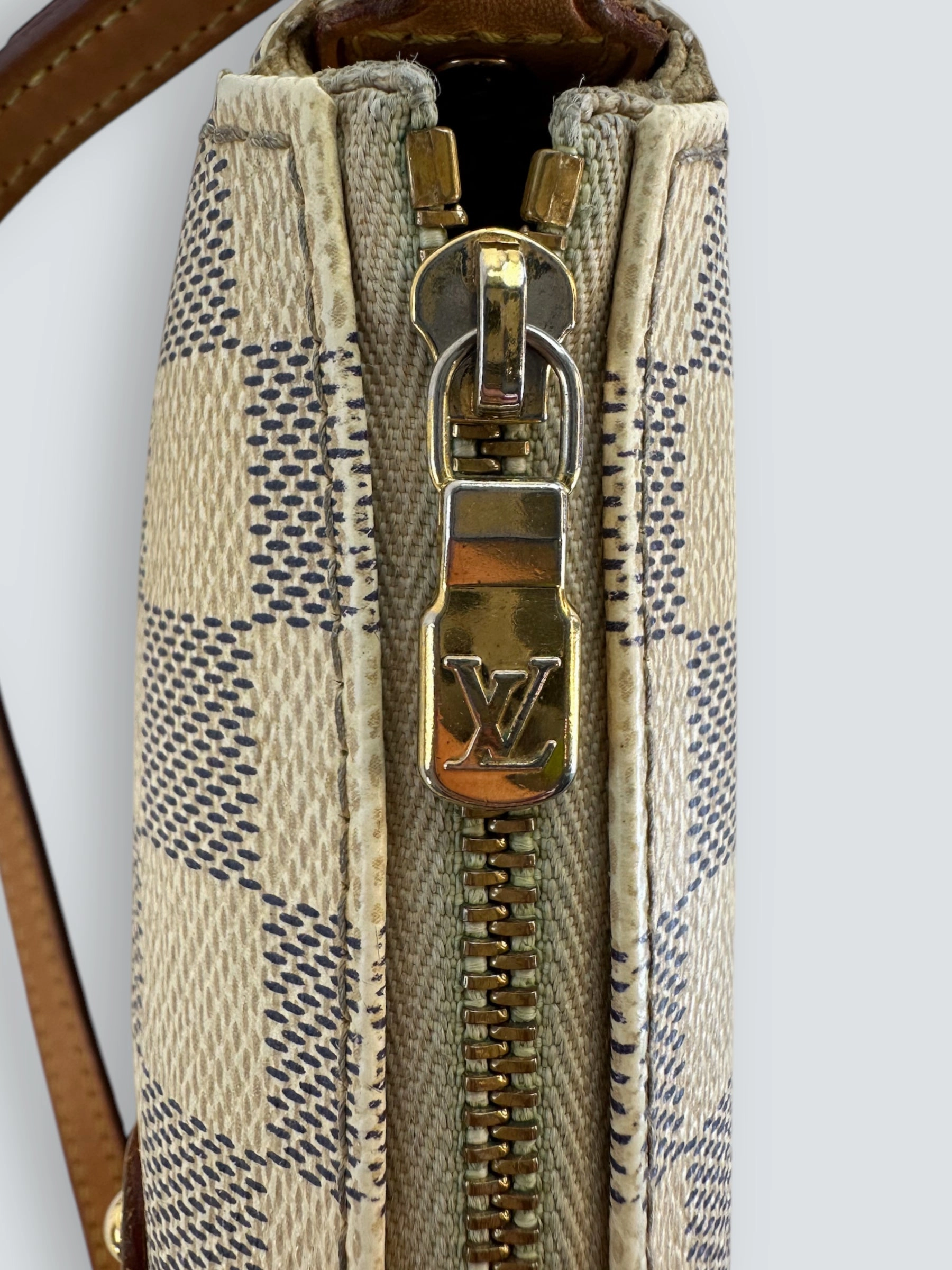 Louis Vuitton Damier Azur Canvas Eva Crossbody