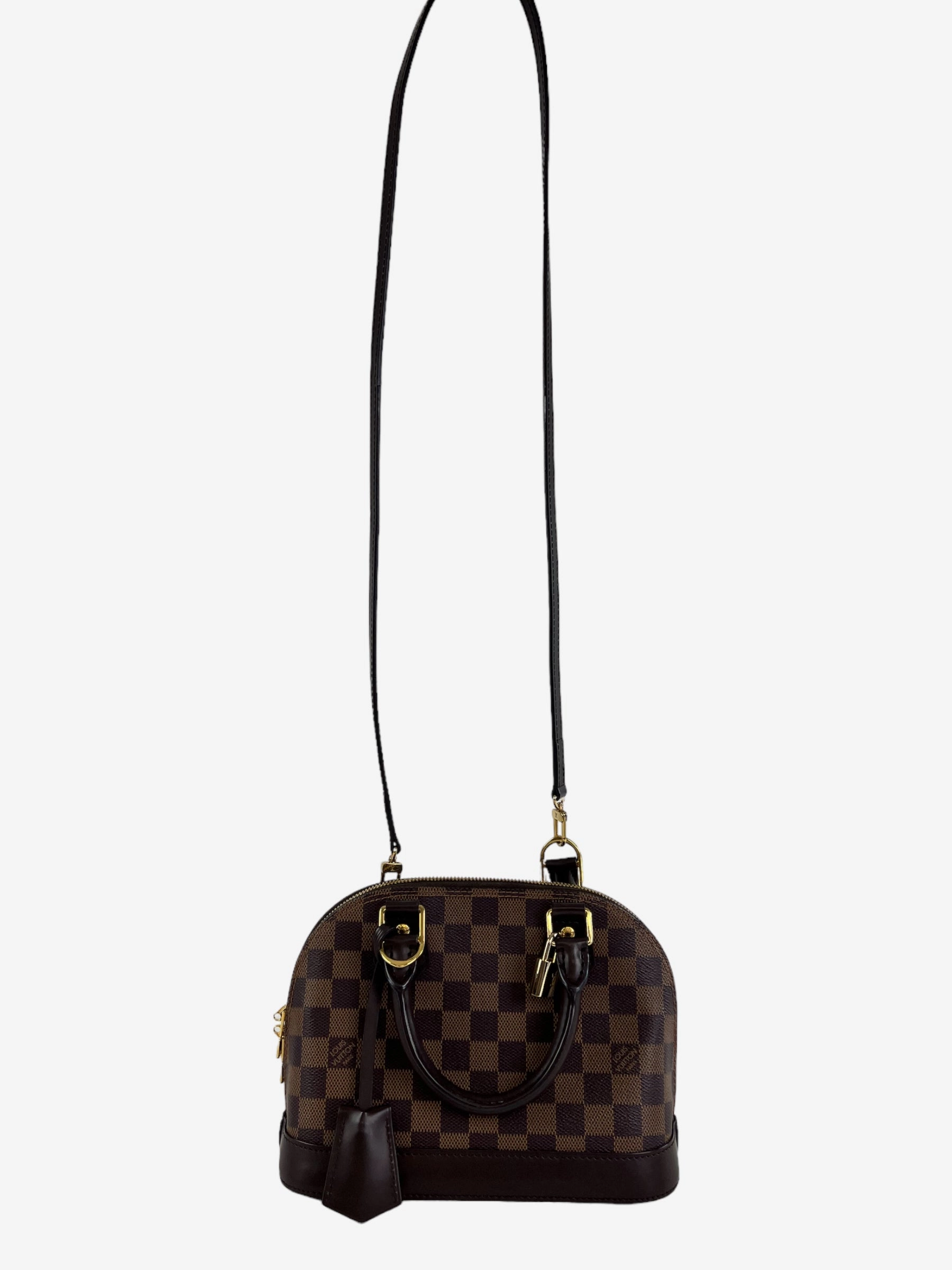 Louis Vuitton Damier Ebene Canvas Alma BB Crossbody