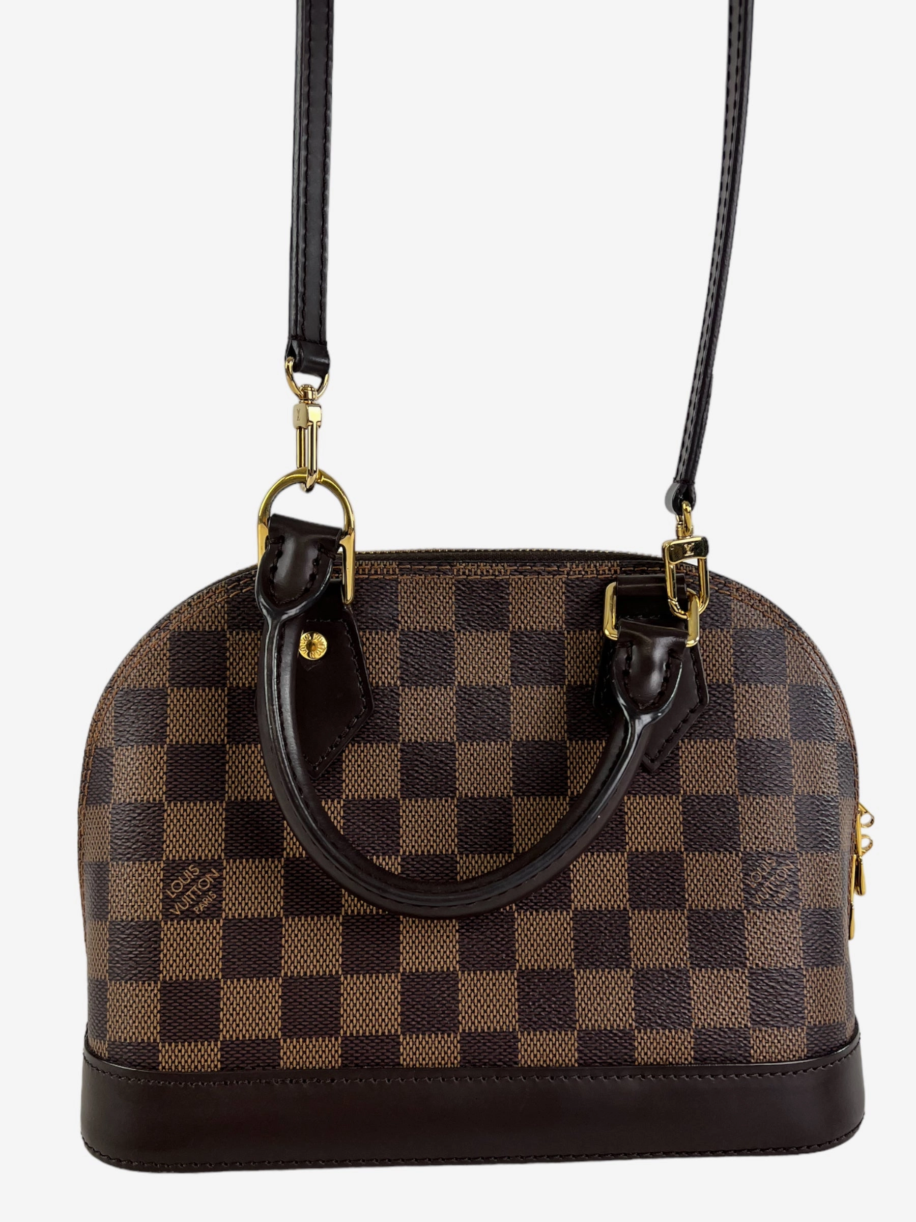 Louis Vuitton Damier Ebene Canvas Alma BB Crossbody