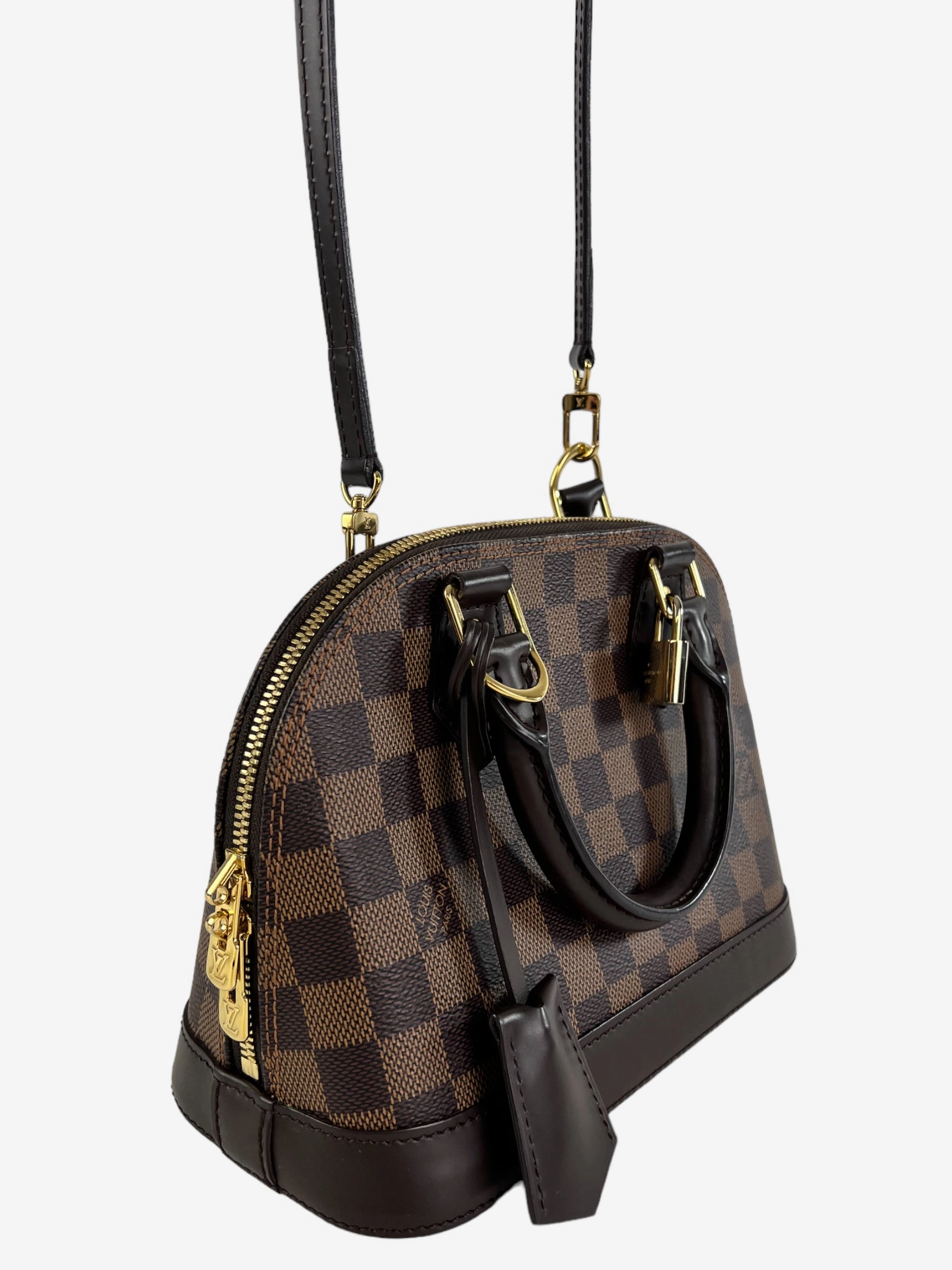 Louis Vuitton Damier Ebene Canvas Alma BB Crossbody