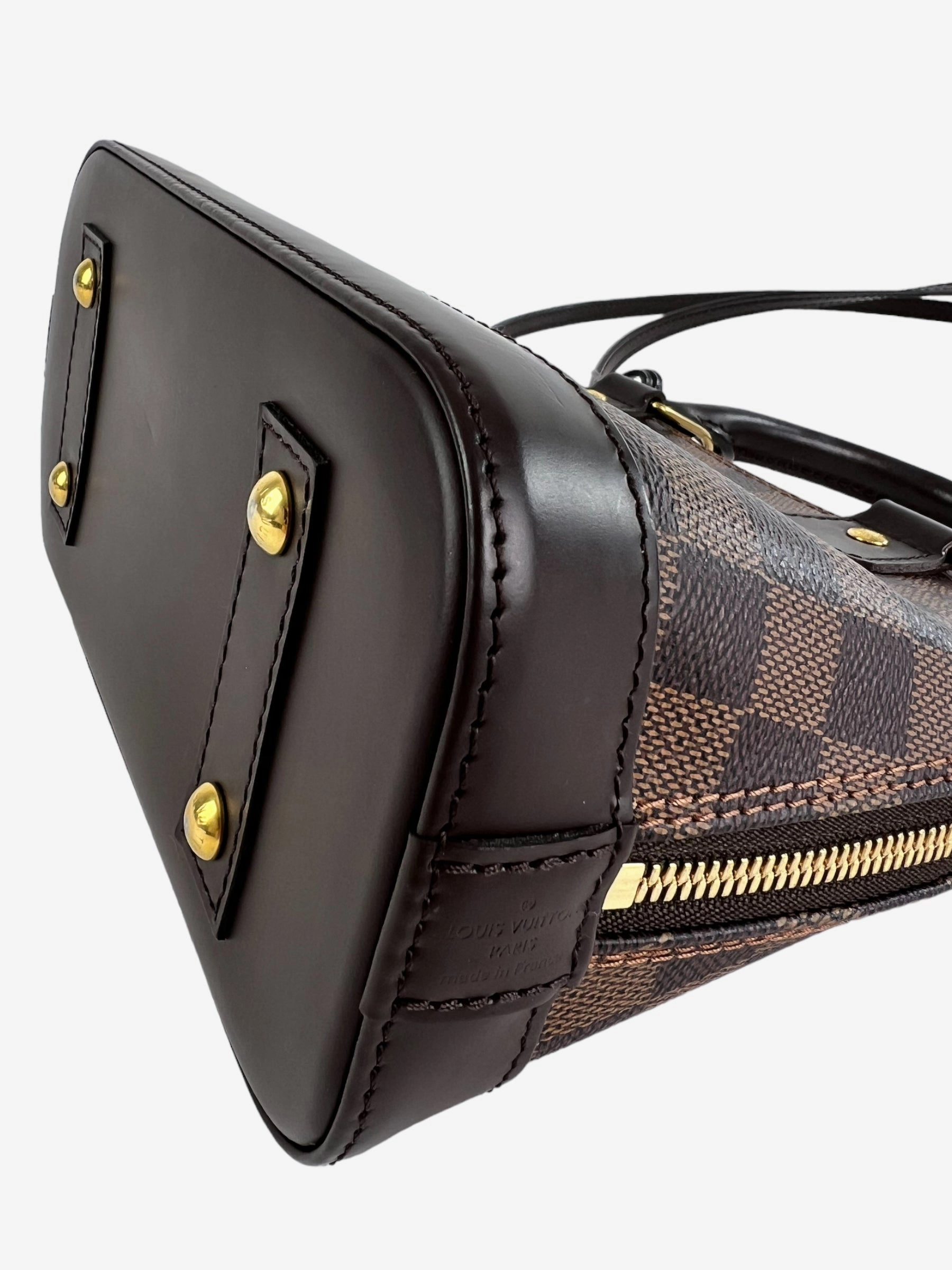 Louis Vuitton Damier Ebene Canvas Alma BB Crossbody
