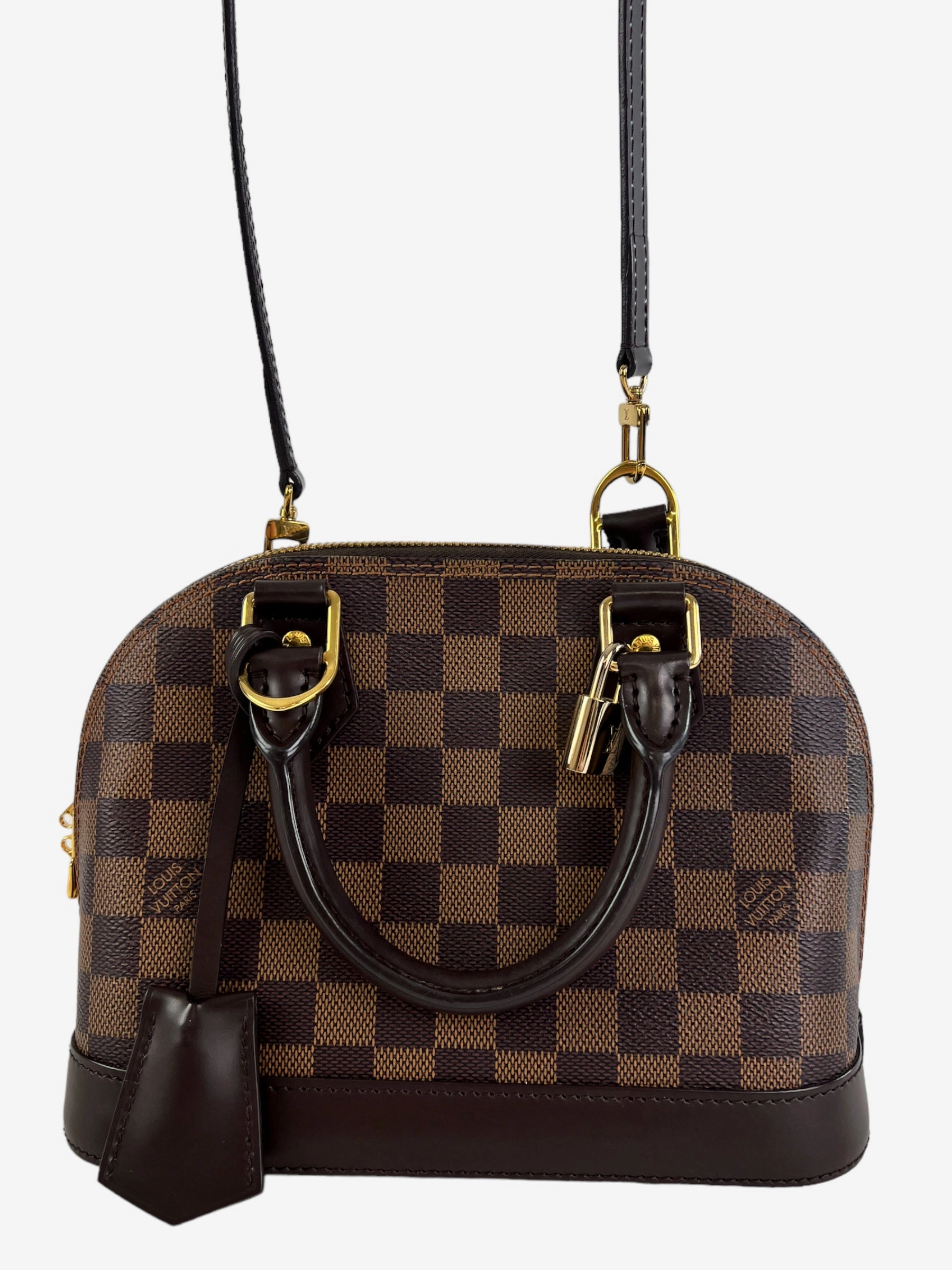 Louis Vuitton Damier Ebene Canvas Alma BB Crossbody