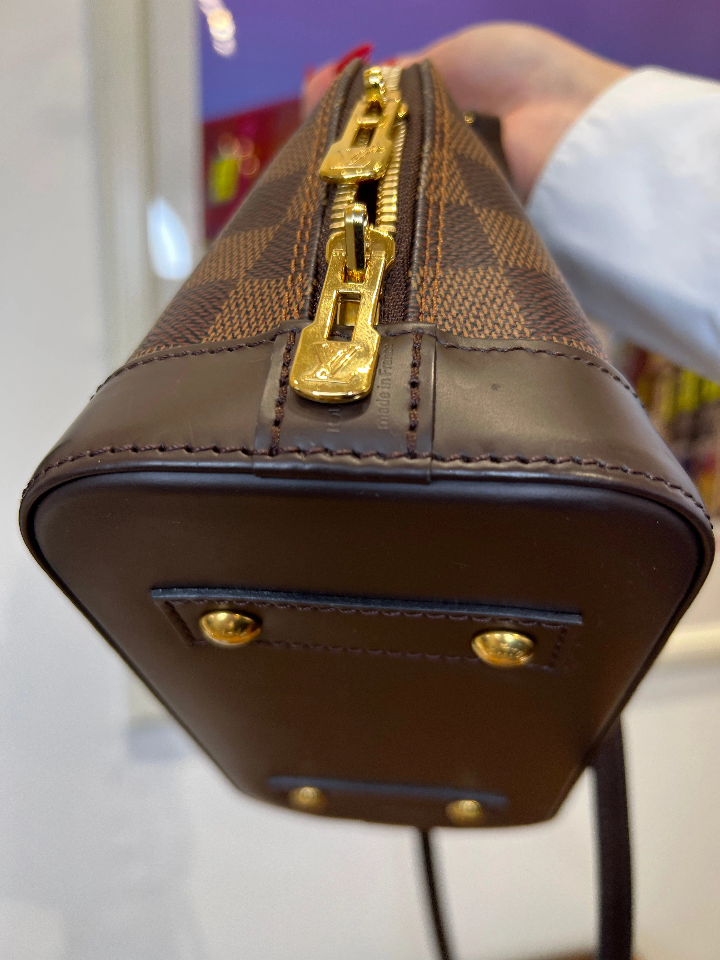 Louis Vuitton Damier Ebene Canvas Alma BB Crossbody