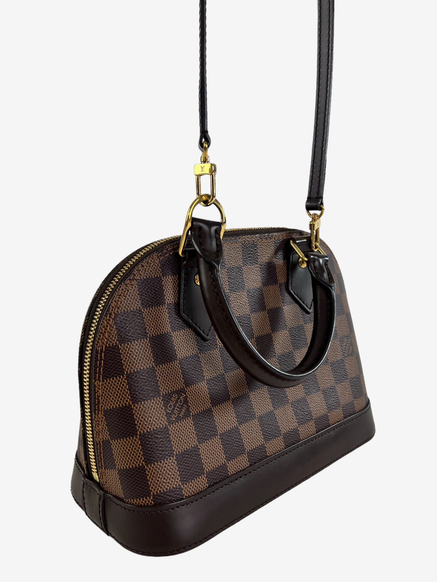 Louis Vuitton Damier Ebene Canvas Alma BB Crossbody