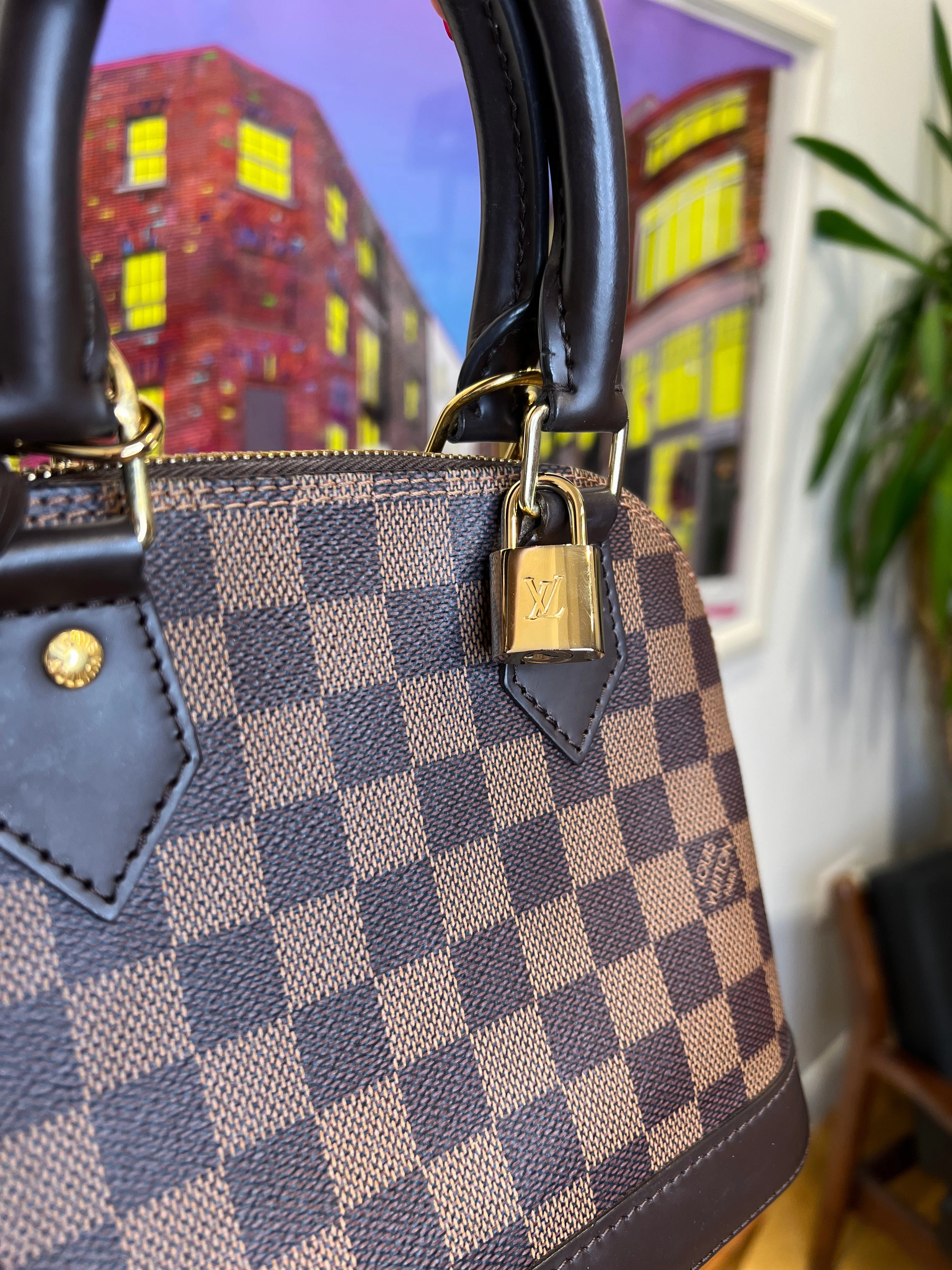 Louis Vuitton Damier Ebene Canvas Alma BB Crossbody