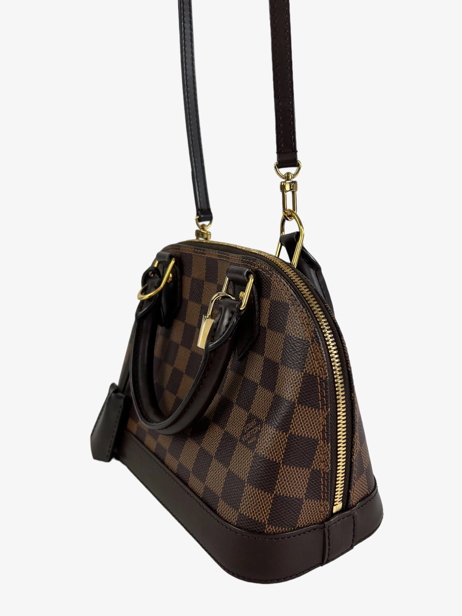 Louis Vuitton Damier Ebene Canvas Alma BB Crossbody