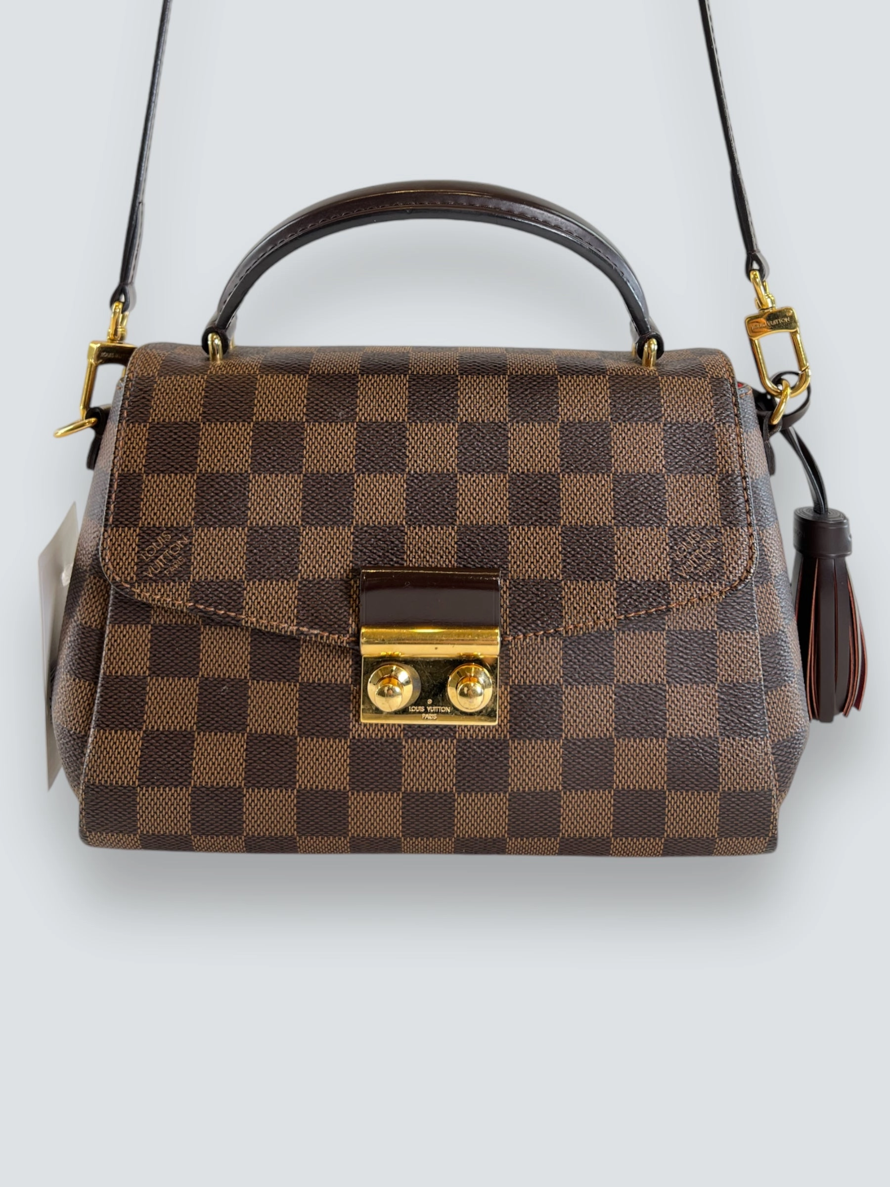 Louis Vuitton Damier Ebene Canvas Croisette Crossbody