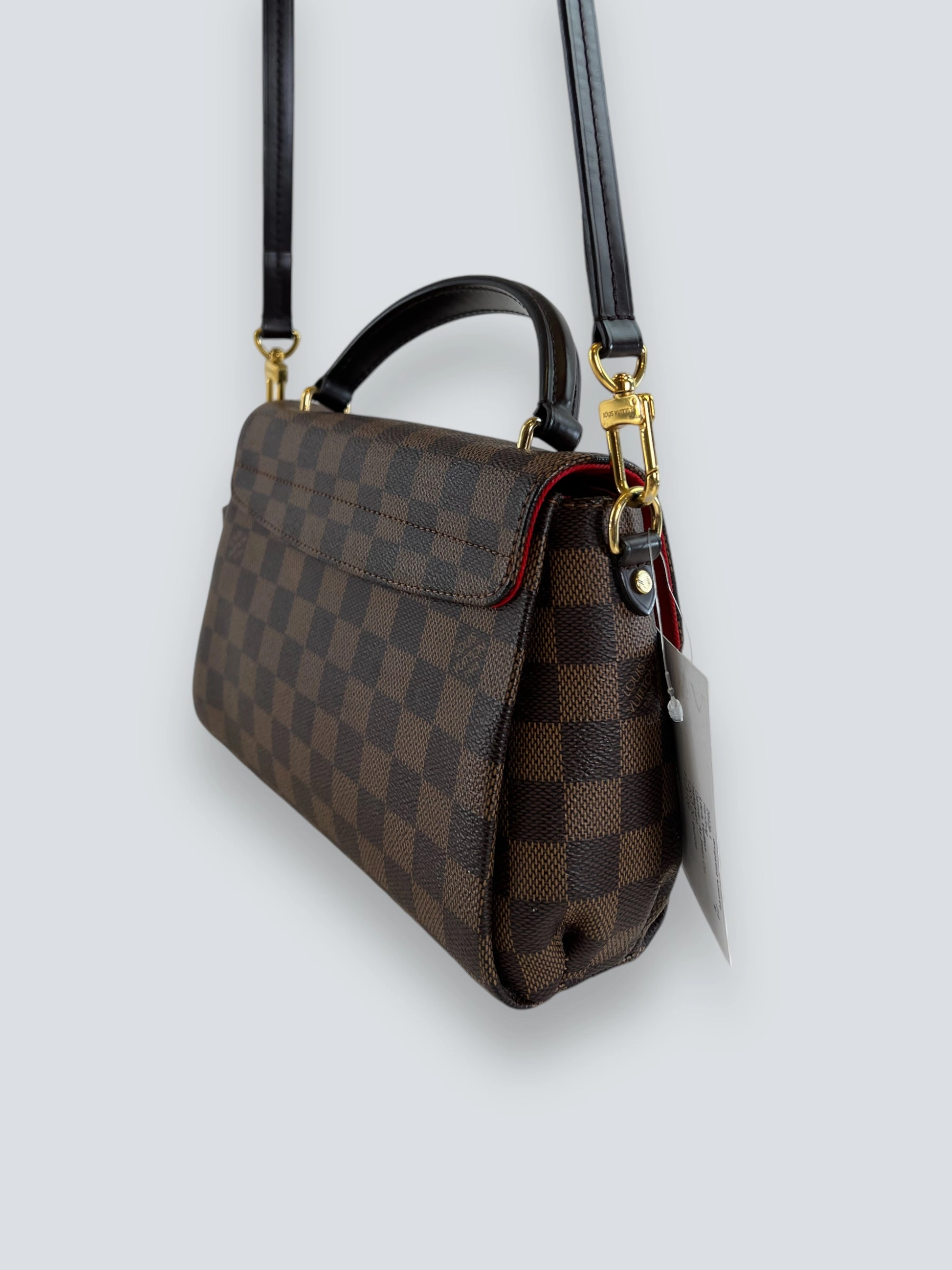 Louis Vuitton Damier Ebene Canvas Croisette Crossbody